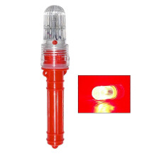 (Red)Marine Flares for Boats, Waterproof Emergency Signals with LED Light Control, Portable Fishing