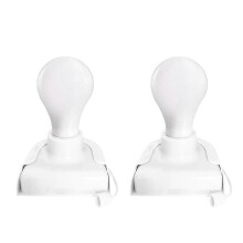 2 Pack Stick Up Battery Operated Light Bulb, Closet Light Bulb, Self Adhesive Wall Mounted Light Fix