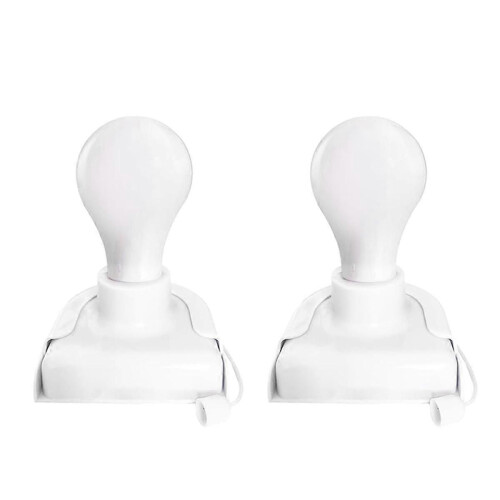 2 Pack Stick Up Battery Operated Light Bulb, Closet Light Bulb, Self Adhesive Wall Mounted Light Fix