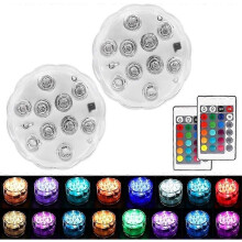 Submersible LED Tea Lights with Remote & 16 Color Modes for Pools, Decor & Outdoor Ambiance