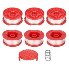 (Style 1)For Craftsman Cmcst900 / Cmcst915 Lawn Mower 10 Line Spools + Spool Cap + Spring Set, Cmzst065
