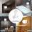 2 Pack Stick Up Battery Operated Light Bulb, Closet Light Bulb, Self Adhesive Wall Mounted Light Fix 5
