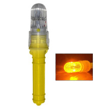(Yellow)Marine Flares for Boats, Waterproof Emergency Signals with LED Light Control, Portable Fishing