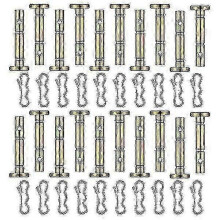 20 Packungen Scherstift und Splint für Schneefräse 738-04124a und 714-04040, 0,55 x 1,63 Zoll Zekai