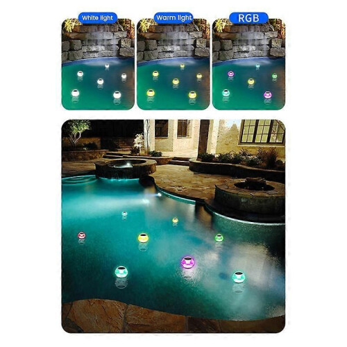 LED Solar Floating Light for Fountain Pond 1