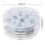 Submersible LED Light With Remote Controller Waterproof RGB Multi-color 10-LED L 4