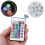 Submersible LED Light With Remote Controller Waterproof RGB Multi-color 10-LED L 3