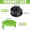 8 Pcs Dual Weed Wacker String for Greenworks Trimmers and Spool Caps 5