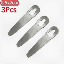 (3 Stück 8,5 cm x 2 cm) Ersatzklingen aus Edelstahl, Ersatzmesser für Rasentrimmer Stihl FSA 45 FSA