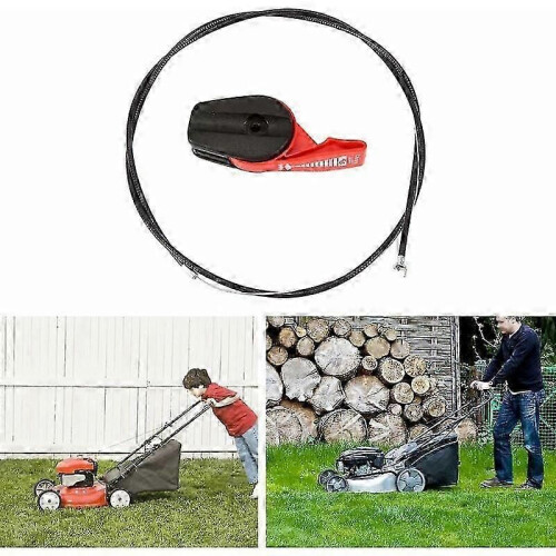Replacement Control Kit for Universal Throttle Cable 65' Length for Lawn Mower Handle Compatible with 2