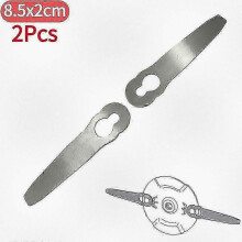 (2 Stück 8,5 cm x 2 cm) Ersatzklingen aus Edelstahl, Ersatzmesser für Rasentrimmer Stihl FSA 45 FSA