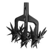 Garten-Rotationsgrubber, 2-in-1-Gartenbodenvertikutierer, verstellbarer Rotationsgrubber
