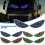 (2pcs Blue)2pcs blue (D) $ new cross-border car dynamic eye lights devil eye LED decorative lights expression 2