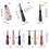 (V type)Leather working Groover Edger Tool Wood Handle Trencher 7 in 1 / Single Functions 3