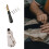 (V type)Leather working Groover Edger Tool Wood Handle Trencher 7 in 1 / Single Functions 4