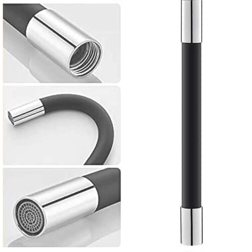 Faucet extender-20cm extension tube-black