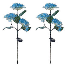 2 pezzi di luci da giardino, luci solari da giardino, luci da strada a LED, decorazioni per esterni,