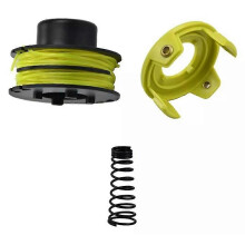Per tosaerba Ryobi RLT3025F / RLT3025S / RLT3525S Bobina di filo RAC119 + tappo bobina RAC118 + molla