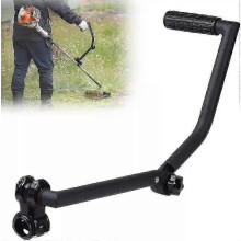 (black)Adjustable Ergonomic Weed Eater Handle Extension for Trimmer with Comfortable Grip