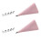 2x Silikon-Spritzbeutel und Edelstahl-Spritztüllen rosa 4
