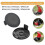 8PCS For Homelite Lawn Trimmer Replacement Spool Caps AC41HCA DCQW 4