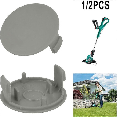 (2pcs)2PCS Replacement Spool Covers for Bosch AFS 23-37 Trimmer Line Garden Strimmer Components 2