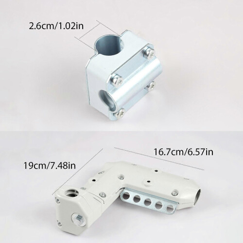 (FS280)Durable Aluminum Iron Trimmer Handle Support Clip Component Easy Installs Trimmer Part Suitable 2