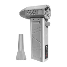 (Grau) 140000 U/min Jet Dry Blower Jet Haartrockner Leistungsstarker Ventilator Akku-Gebläse Computer-Staubsauger
