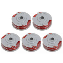 (5pcs)Flymo Contour 500XT/Power Trim 500XT Mower Line Spool Reel FLY021/513937190 with DCQW Power Cord