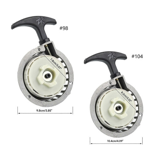 (98mm)Aluminum Pull Start Recoil Starter Part Suitable For 47CC 49CC 2 Stroke Engine Motorised Motorized-Bicycle 2