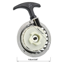 (98 mm) Aluminium-Seilzugstarter-Teil, geeignet für 47 cc, 49 cc, 2-Takt-Motor, motorisiertes Fahrrad