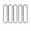 (5 PACK) Mini Chainsaw Chain Replacement for Cordless Electric Portable All Mini Chainsaw Guide Saw 1