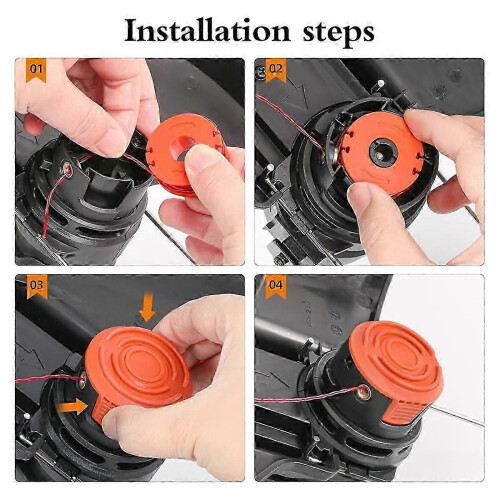 Trimmer Spool Line For ,12 Pack Wa0010 Edger Spools Replacement For , Trimmer Line Refills 0.065 Inch 2