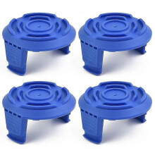 (4pcs Spool Cap)Lawn Mower Parts for Spear and Jackson / Mac Allister / Qualcast / Worx 6 Spool + Spool