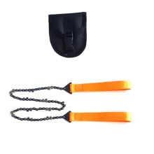 (Orange) Hochleistungs-Kettensägen aus Stahl mit 11 Zähnen, Premium-Kettensägenkette für den Außenbereich
