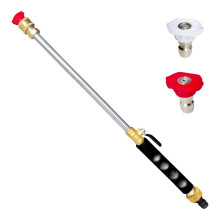(Schwarz) Hochdruckreiniger-Pistolen Hochdruckreiniger-Verlängerungsstab Hochdruckreiniger-Adapter Schnellverbinder