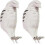 (Eagle)Owl Wall Light, Bald Eagle Wall Light, 2Pcs 3D Animals LED Wall Lights, Battery Operated Resin 1