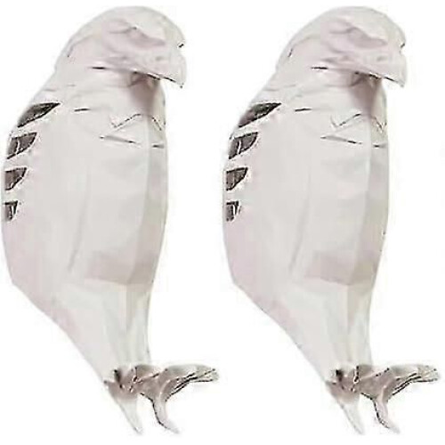 (Eagle)Owl Wall Light, Bald Eagle Wall Light, 2Pcs 3D Animals LED Wall Lights, Battery Operated Resin
