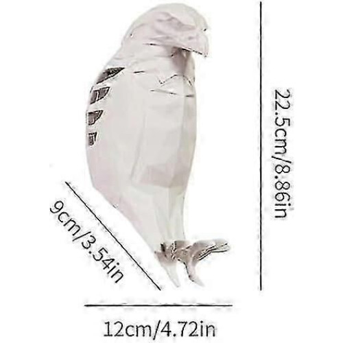 (Eagle)Owl Wall Light, Bald Eagle Wall Light, 2Pcs 3D Animals LED Wall Lights, Battery Operated Resin 2