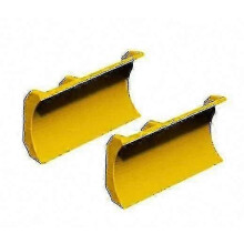 (Gelb) 1 Paar Schneepflug für Crocs Zubehör - Snow Plow Croc Charm Attachment Banmo