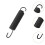 (20x110mm-Pull Spring)Tire Machine Accessory Tension Spring Multiprpose Wear Resistance Lever Slider 5