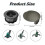 (6 spools 1 cap)Bosch Universal Grasscut Trimmer Spool Replacement 4 Spools 1 Cap F016800570 2