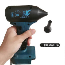(Per batteria Makita) Soffiatore a getto d'aria senza fili da 130000 giri/min per batteria Makita/Bosch