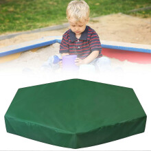 (180*150cm) Zandbakhoes met trekkoord, Oxford doek, zeshoekig, stofdicht en waterdicht, bovenkant