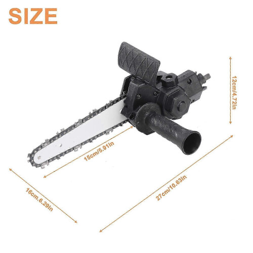 (B)2025 Electric Chainsaws Modification Tool,Drill Chainsaw Attachment,Practical Modification Tool,light,portable 1
