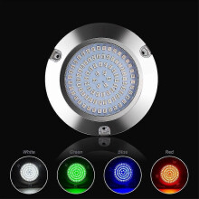 (White light)45W Stainless Steel 90 LED Underwater Pontoon Marine Boat Transom Light IP68 Waterproof