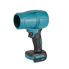 (Blu) Soffiatore turbo brushless Makita da 2000 W compatibile con batteria da 18 V con ventola a getto