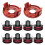 (8 Spool + 2 Spool Cap)Grass Trimmer Replacement Spool with Cap, Compatible with 350 450 550 Models, 1