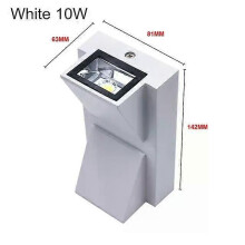 (10WW-12V-Warm White)12V IP65 Waterproof wall lamp outdoor 5W 10W light outdoor Building Exterior Gate