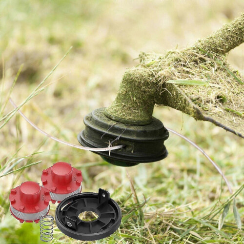 (6pcs)Replacement Plastic Spool for 36V Cordless Lawn Mower with Agillo Blade System 1